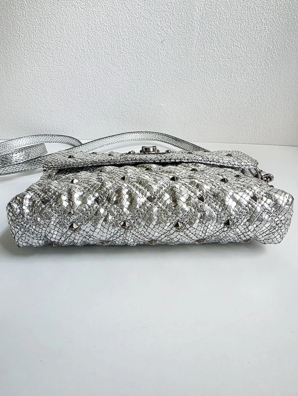Marc Jacobs Silver Studded Crossbody